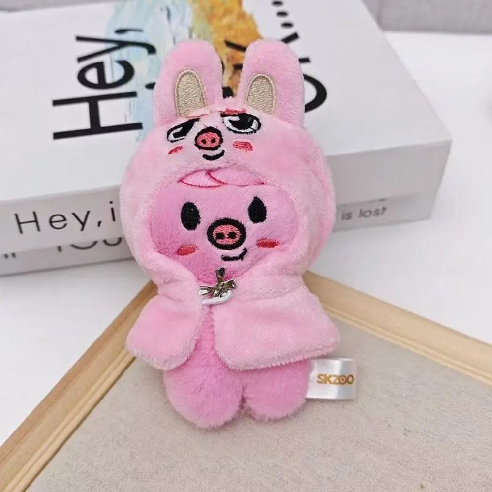 Peluche Stray Kids du lapin cochon de Changbin style kawaii