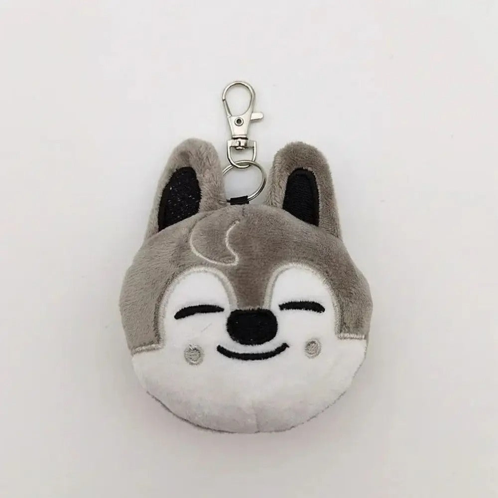 Peluche Stray Kids Bang Chan porte-clef loup kawaii