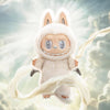 Peluche type Labubu ange blanc