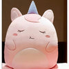 Peluche oreiller licorne rose