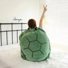 Coussin peluche carapace de tortue
