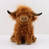 Peluche vache Highland à poils longs