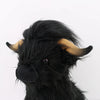 Peluche vache Highland à poils longs