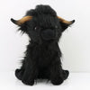 Peluche vache Highland à poils longs
