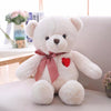 Peluche ours blanc cœur