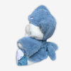 Nino – L’ours en peluche articulé fait main avec son déguisement de requin