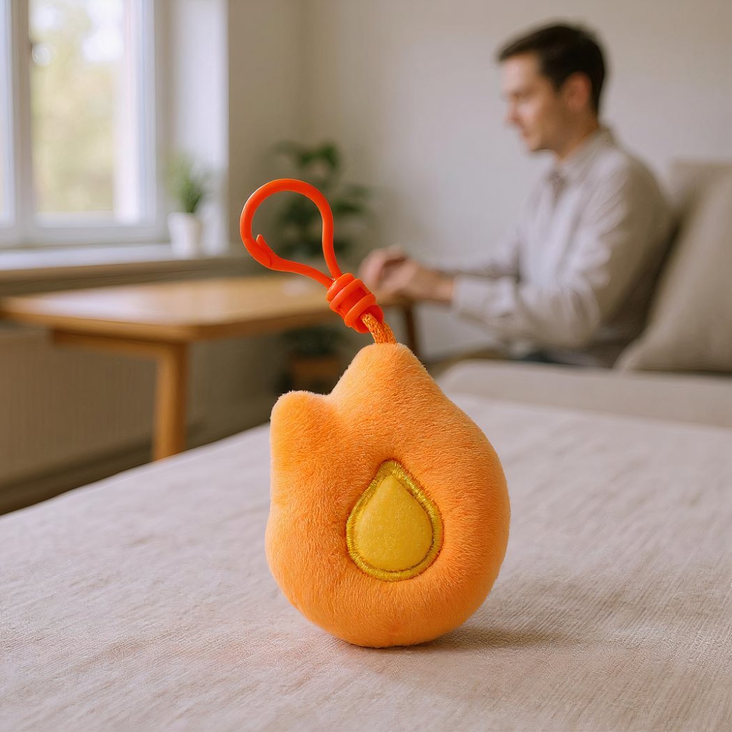 Peluche Duolingo - Flamme Streak lot de 2