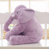 Peluche éléphant oreiller violet