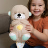 Peluche loutre respirante avec berceuse apaisante