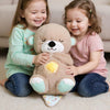 Peluche loutre respirante avec berceuse apaisante