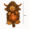 Peluche taureau qui respire avec berceuse apaisante