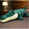 Peluche alligator bleu géante
