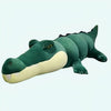 Peluche alligator bleu géante