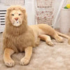 Grande peluche lion