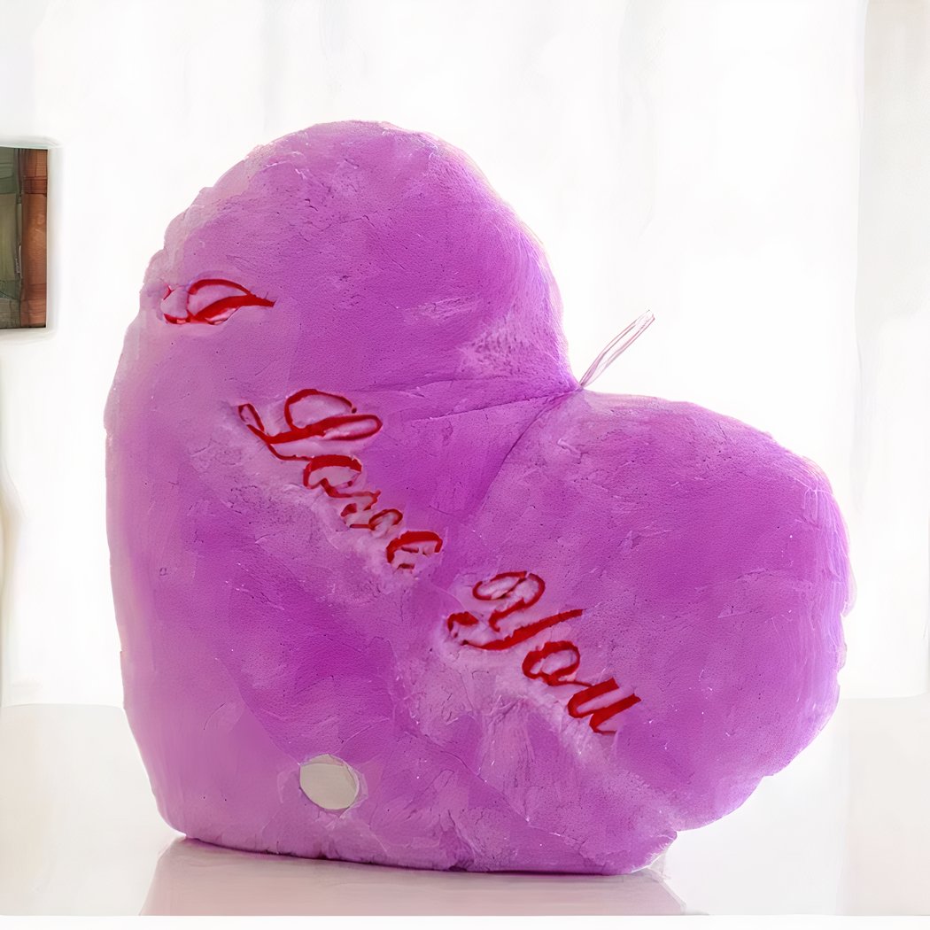 Oreiller lumineux en peluche