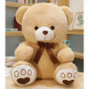 Peluche ours beige à croquer