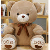 Peluche ours rose à croquer