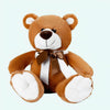 Peluche ours brun noeud