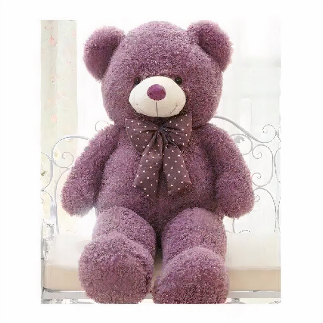 Peluche ours géant violet