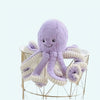 Peluche pieuvre violette super mignonne