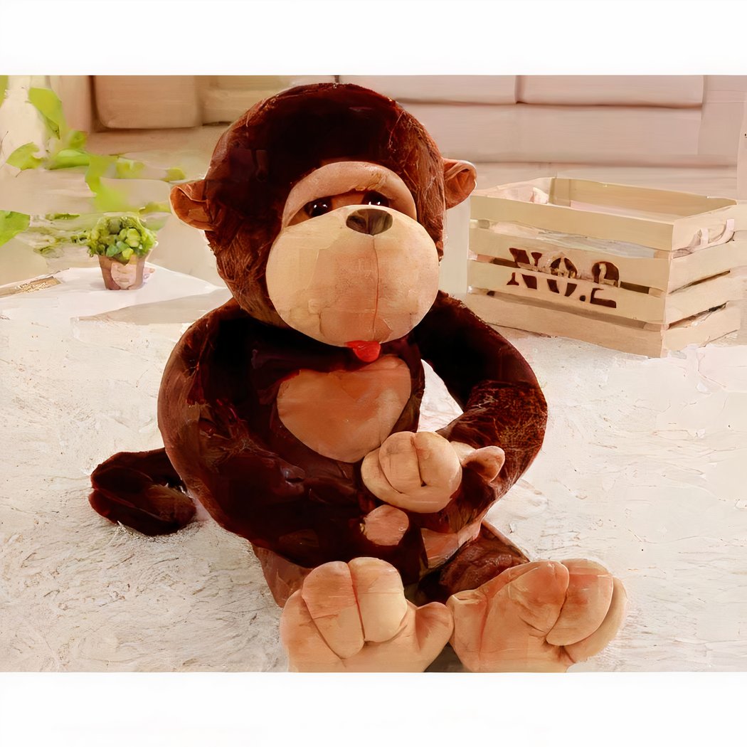 Peluche singe à câlins