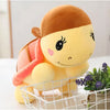 Peluche tortue rose à casquette