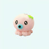 Peluche adorable pieuvre porte-clés rose