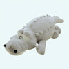 Peluche Crocodile oreiller grise