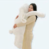 Peluche lapin blanc géant