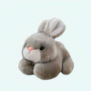 Peluche lapin gris tout doux