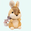 Peluche lapin lièvre beige