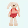 Peluche lapin tenue rose