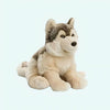 Peluche loup gris mignon