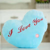 Peluche oreiller bleu I Love You