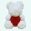 Peluche ours roses blanches coffret collector