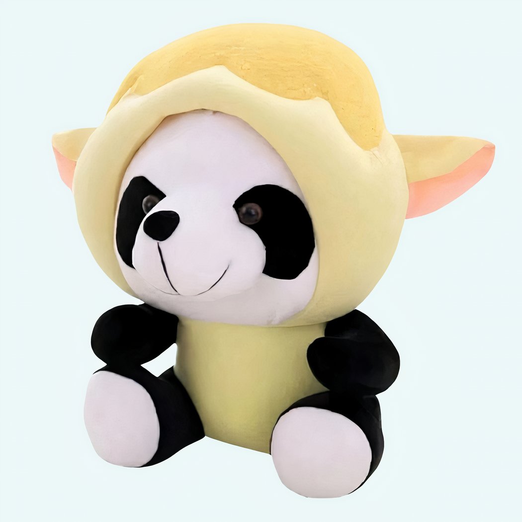 Peluche panda déguisé en mouton