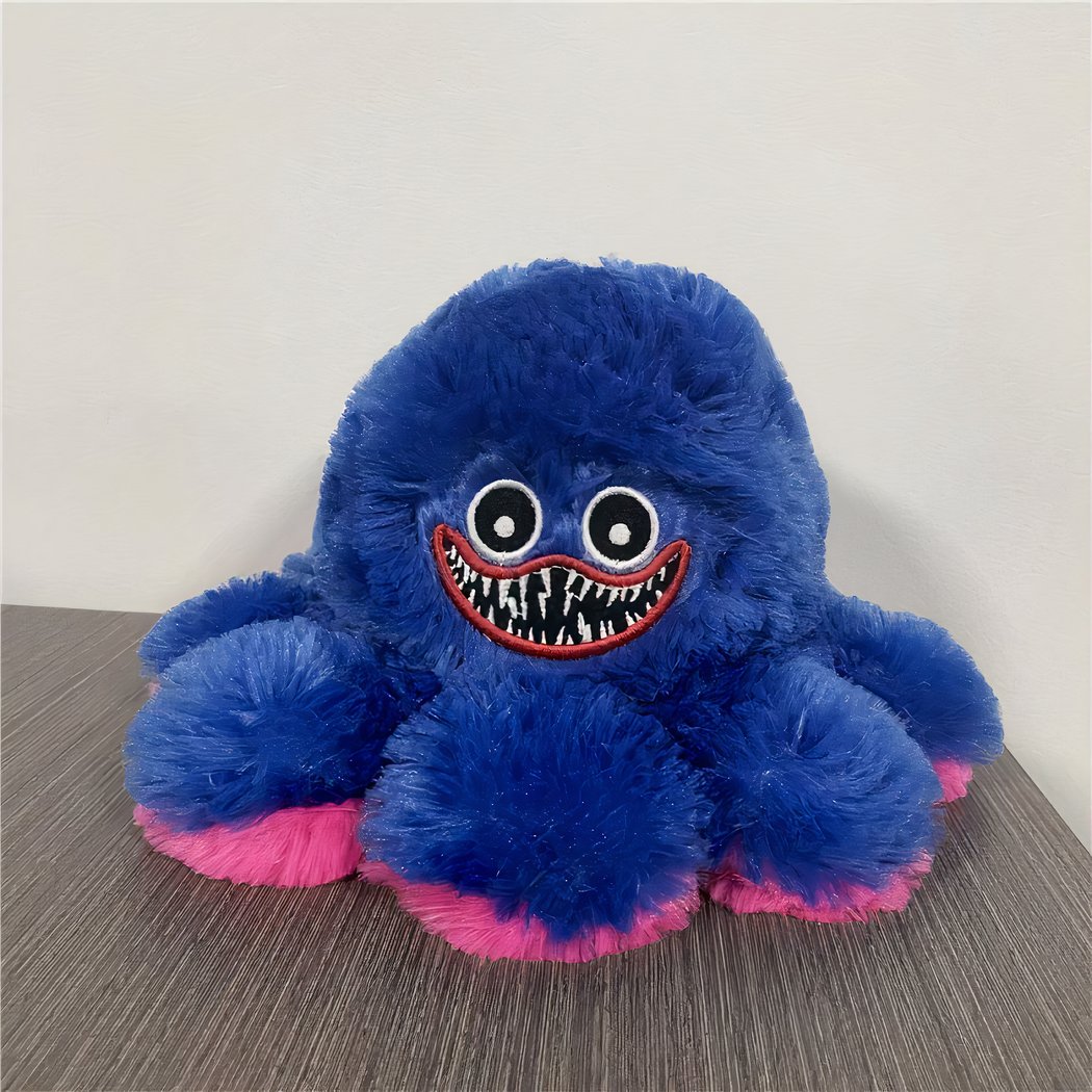 Peluche pieuvre Huggy wuggy réversible