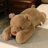 Grande peluche lestée ours brun