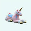 Grande peluche licorne cheval rose