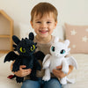 Pack de peluche Dragon Krokmou noir + Furie Eclair