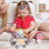 Peluche lapin carotte qui respire avec berceuses