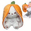 Peluche lapin carotte qui respire avec berceuses