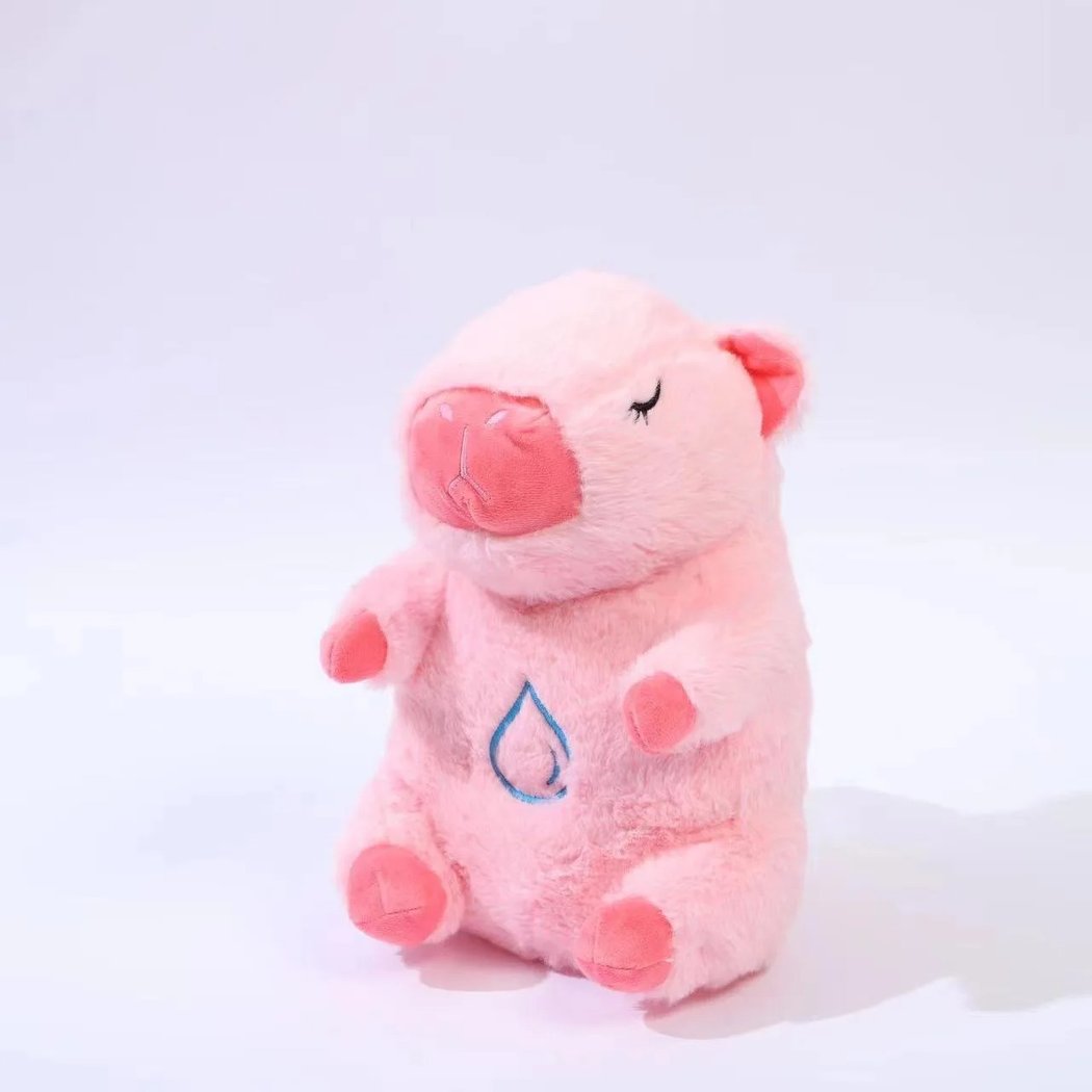Peluche capybara respirante qui apaise
