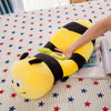 Peluche coussin abeille souriante