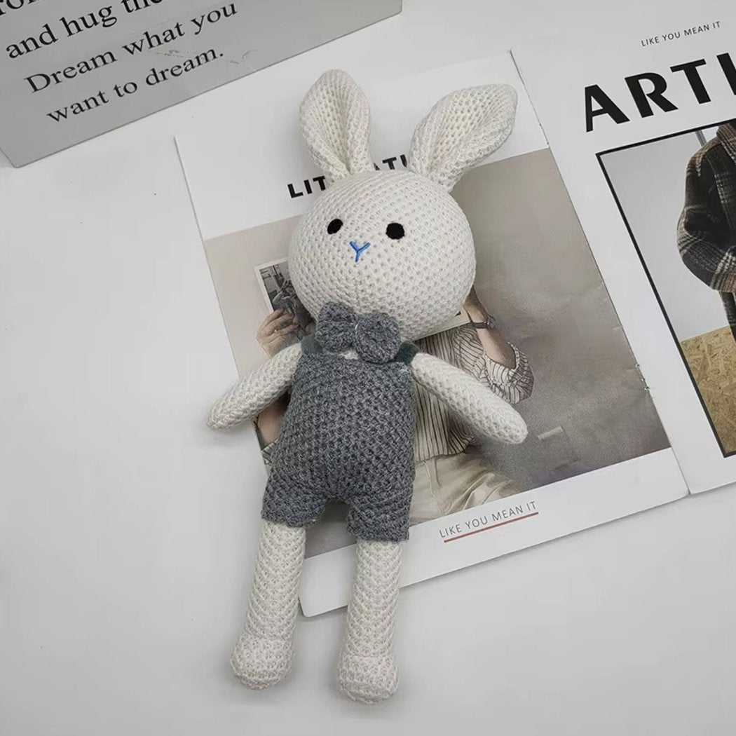 Peluche crochet monsieur lapin