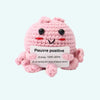 Peluche crochet positive pieuvre
