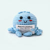 Peluche crochet positive pieuvre