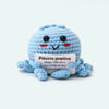 Peluche crochet positive pieuvre