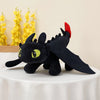 Peluche dragon Krokmou noir