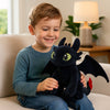 Peluche dragon Krokmou noir